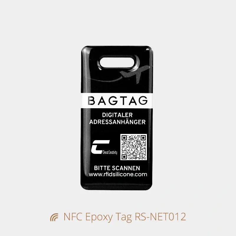 Waterproof NFC Epoxy Tag Digital Address Tags for Bag