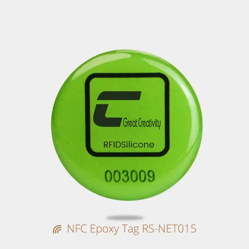 Hard Epoxy NFC Label PVC NFC Stickers for Smart Interaction