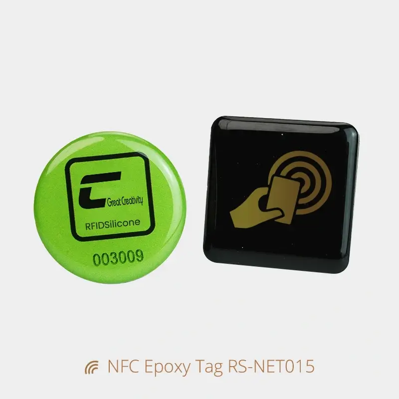 Hard Epoxy NFC Label PVC NFC Stickers for Smart Interaction
