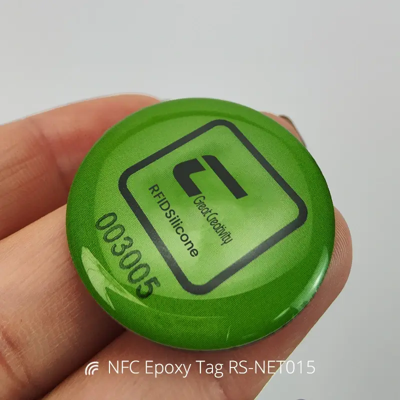 Hard Epoxy NFC Label PVC NFC Stickers for Smart Interaction