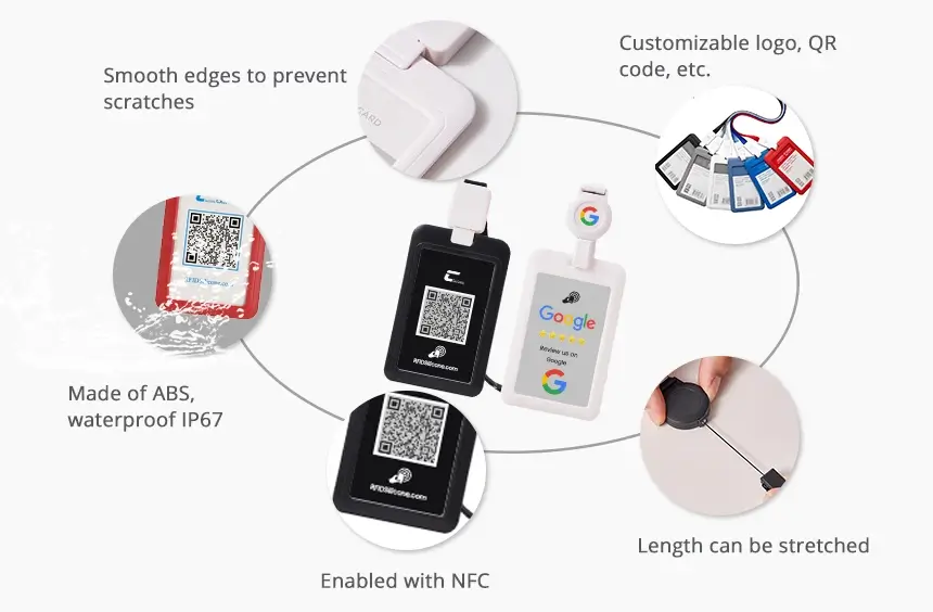 details of smart badges nfc lanyard rs-nl002