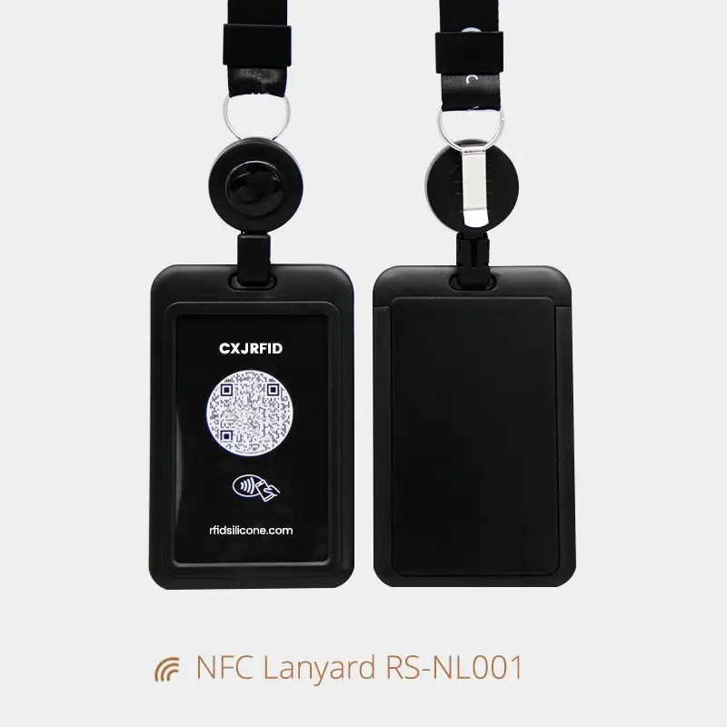 Stretchable NFC Badges Event ID Card NFC Lanyards