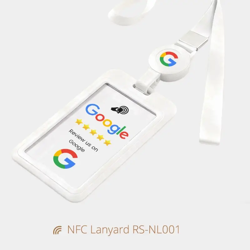 Stretchable 13.56MHz ID Card Lanyard Badges NFC Card Holder