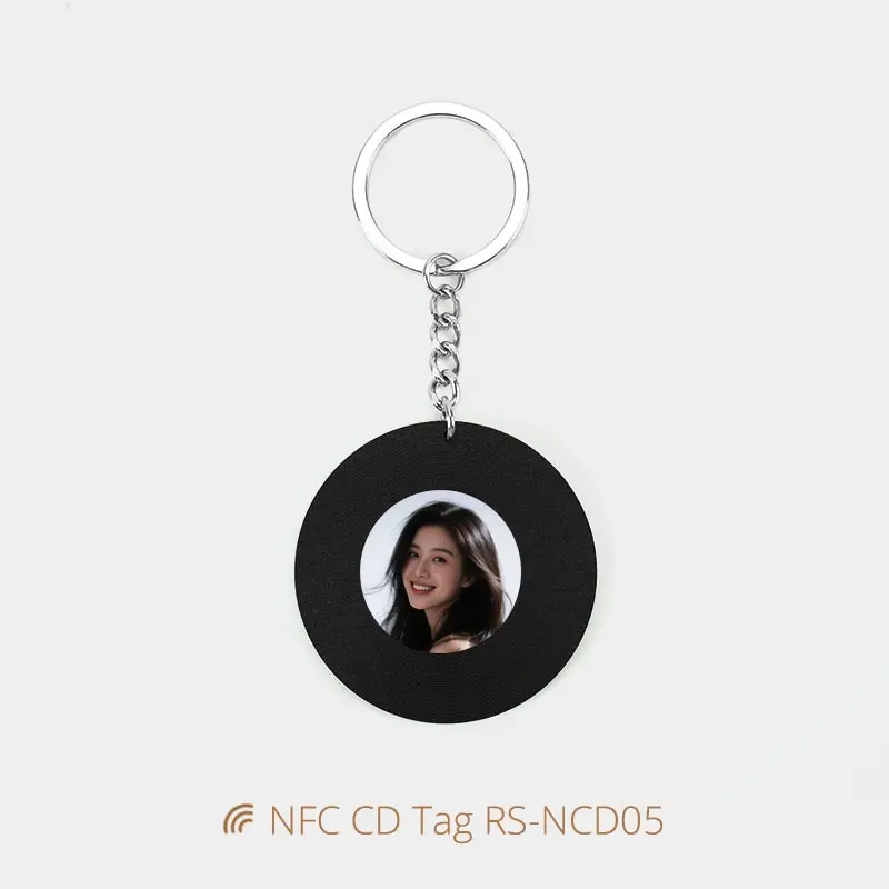 Mini Album Acrylic NFC Music Card NFC CD Keychains