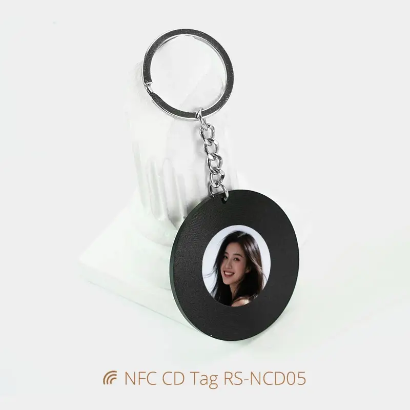 Mini Album Acrylic NFC Music Card NFC CD Keychains