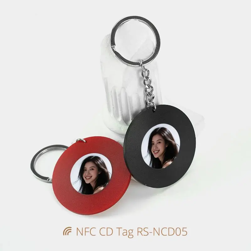 Mini Album Acrylic NFC Music Card NFC CD Keychains