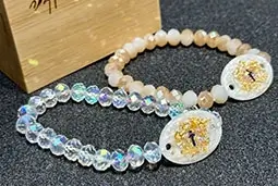 the nfc bible verse bracelet is made of artificial crystal, crystal clear and dazzling the nfc bible verse bracelet is made of artificial crystal, crystal clear and dazzling