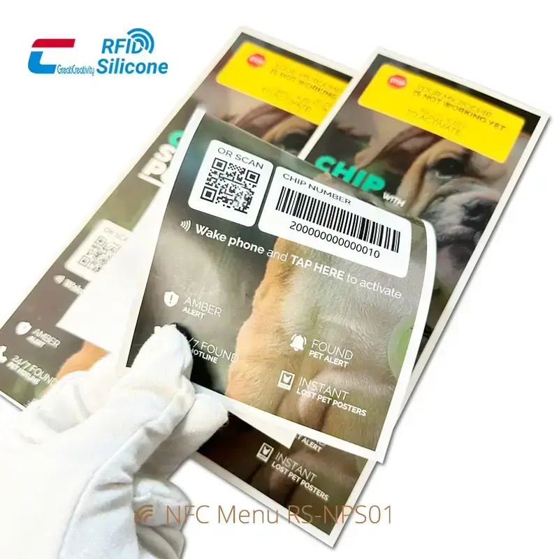 13.56MHz Smart RFID Poster Tap NFC Paper Tags