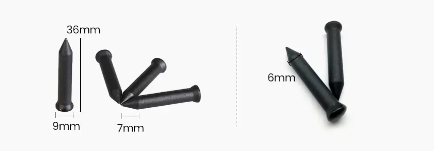size of rfid nail tag rs-nt3606 size of rfid nail tag rs-nt3606