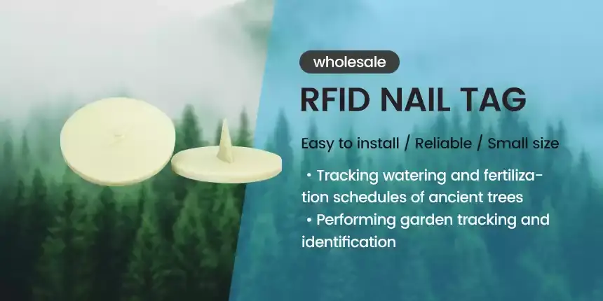 long distance reading rfid nail tag for tree supplier