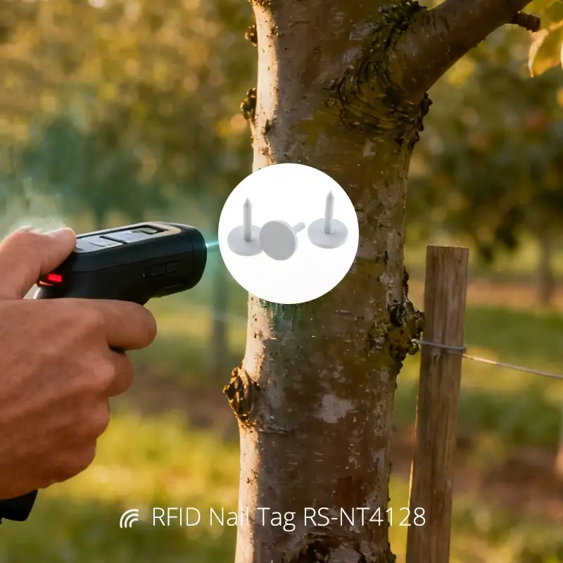 Mini Size 41*28mm RFID Tree Tag for Tacking