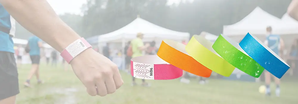 RFID Tyvek Wristbands