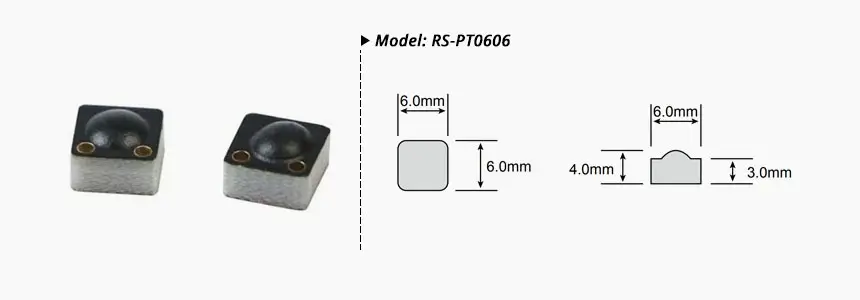 size of rfid pcb tag rs-pt0606