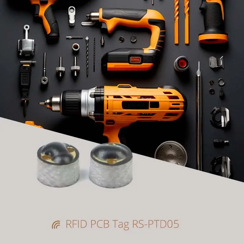 Dia 5mm UHF Mini RFID Tag for Metal Management