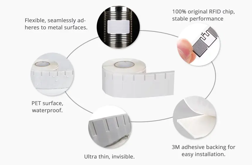 details of uhf flexible anti-metal tag rs-uf4025
