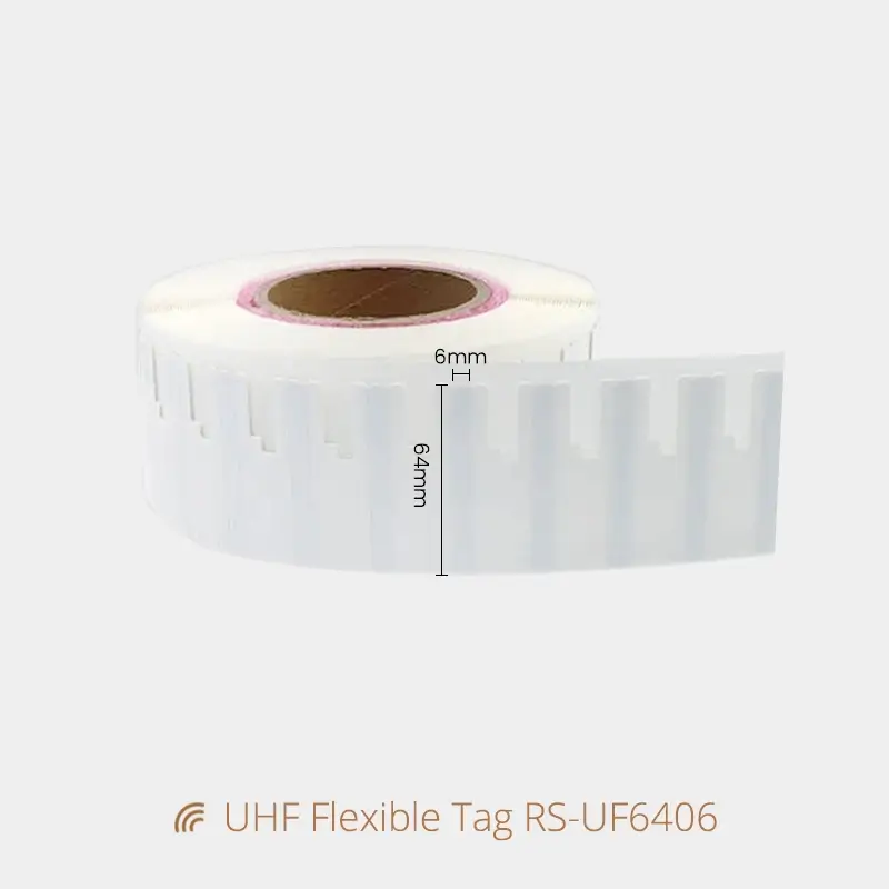 UHF RFID On Metal Tag Flexible for Curved Surfaces