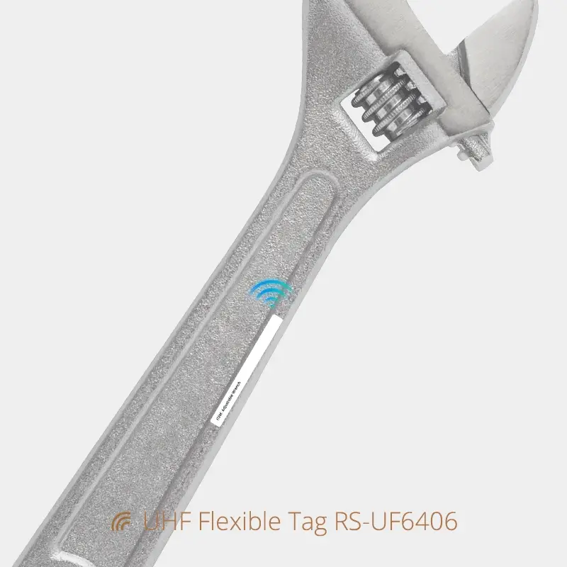 UHF RFID On Metal Tag Flexible for Curved Surfaces