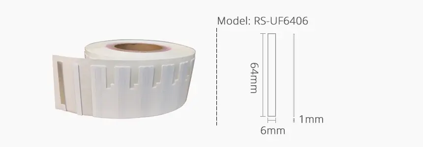 size of uhf flexible tag rs-uf6406