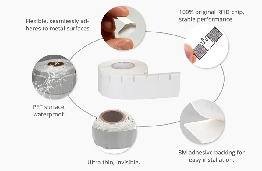 details of uhf flexible anti-metal tag rs-uf8040