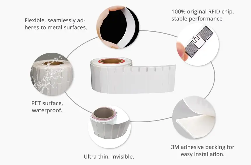 details of uhf flexible anti-metal tag rs-uf9522