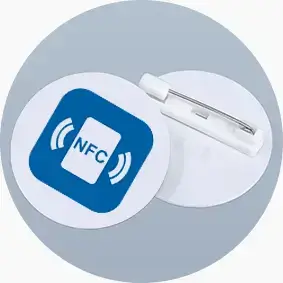 CXJ Smart PVC NFC Pin Tags NTAG213 Badges