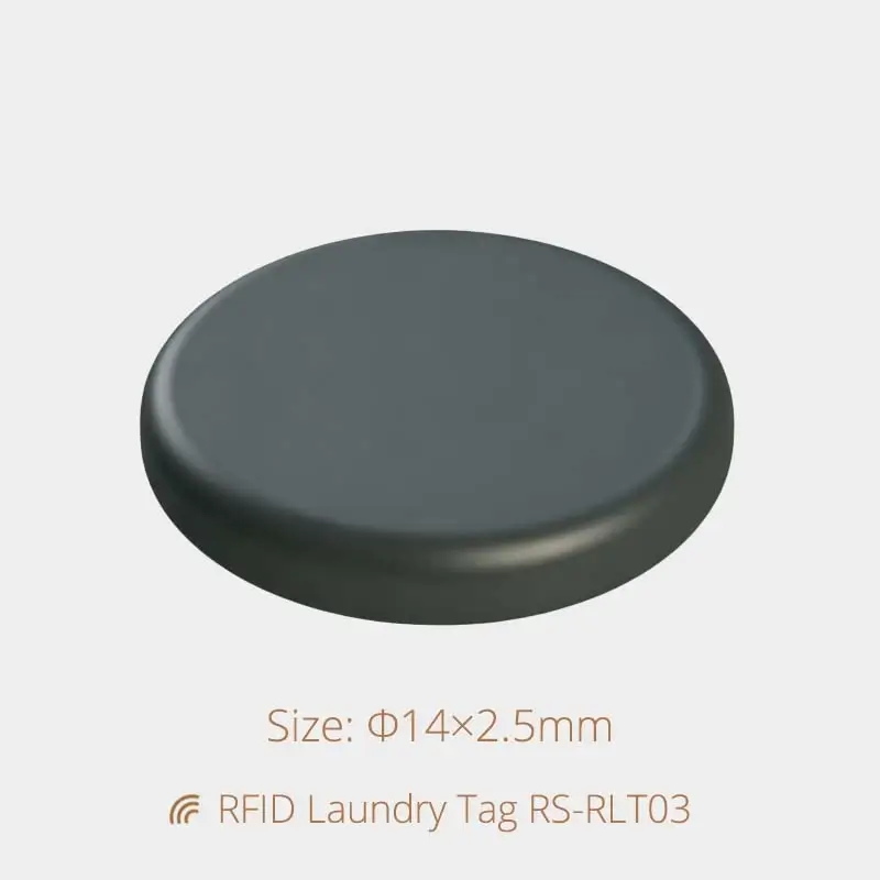 Button RFID Laundry Tag for Hotel Linen Washable PPS