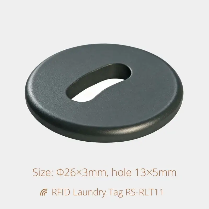 PPS Passive Button RFID Laundry Tag for Garment Tracking