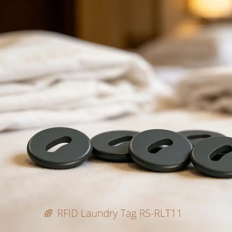 PPS Passive Button RFID Laundry Tag for Garment Tracking