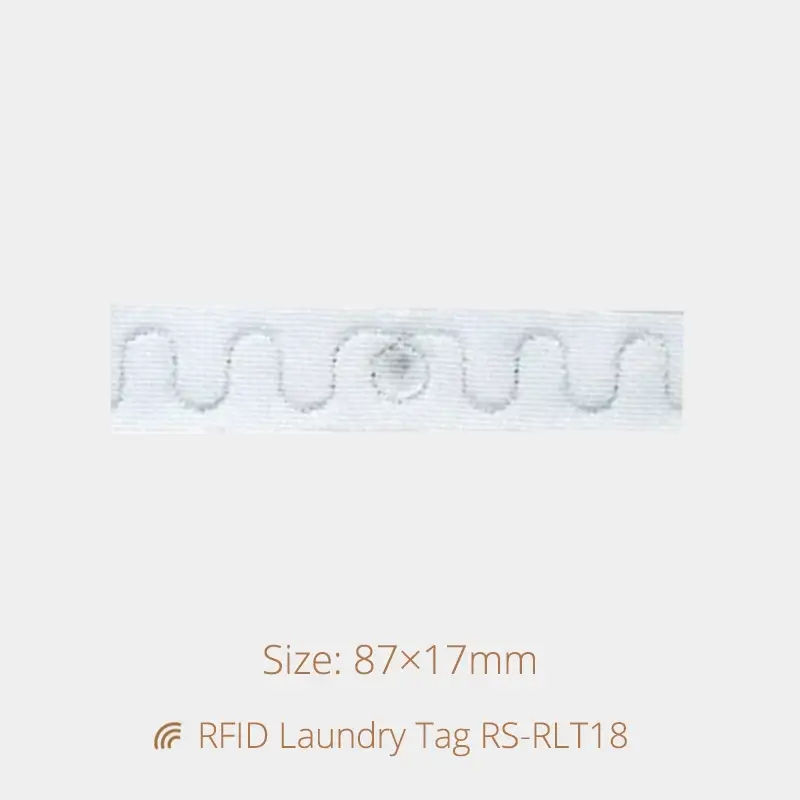 RFID Garment Tag Washable UHF Polyester Labels