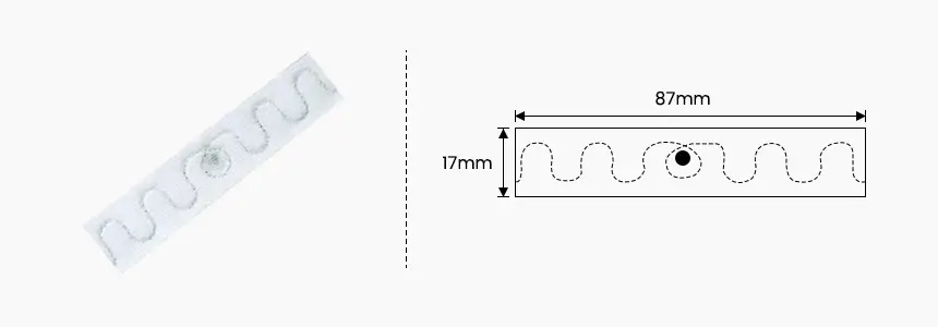 size of polyester rfid garment tag rs-rlt18 size of polyester rfid garment tag rs-rlt18