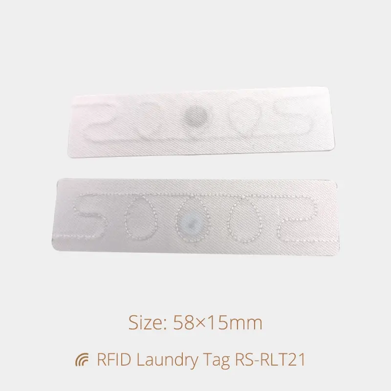 Durable RFID Clothing Labels Machine Washable UHF Tags