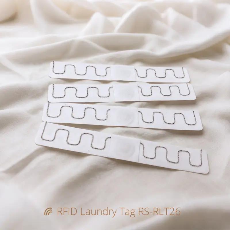 Heat-sealed Fabric RFID Cloting Tags NXP UCODE 9 Chip